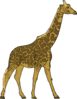 Walking Giraffe Clip Art